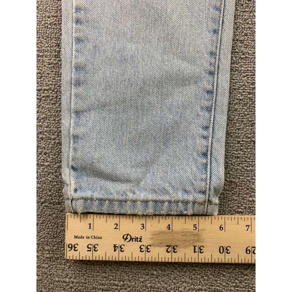 Vintage Calvin Klein Jeans Women 10 Blue Denim Super Slim Enzyme Wash USA Made - Picture 8 of 13